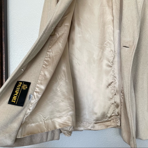 Vintage Passport Sports Coat Jacket Blazer Cream Off White Size Small? - Picture 8 of 13